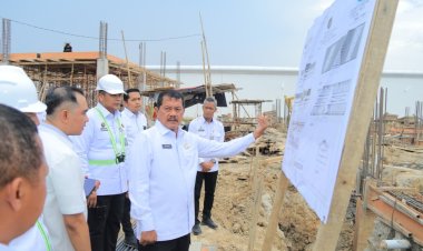 Dirjenpas Tinjau Progres Pembangunan Rutan Surakarta di Karanganyar