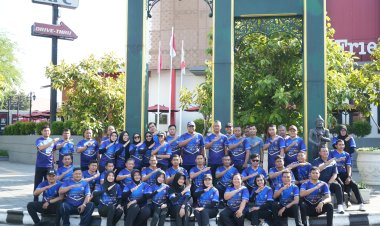 Langkah Sehat, Semangat Kuat: Pegawai Rutan Surakarta Gelar Jalan Sehat Penuh Kebersamaan